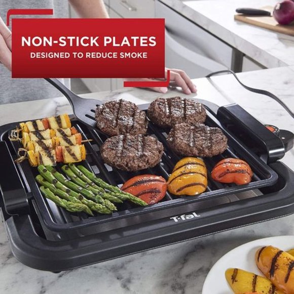T-Fal TG403D52 Compact Smokeless Indoor Sear Capability, Electric Grill, 4 Servi - Picture 4 of 6